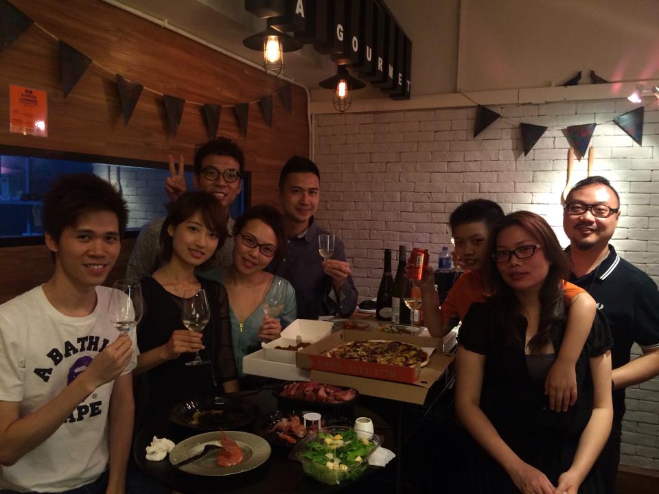 2015年4月27日 「青年創業軍」之成員Dion Liu 之意大利餐廳AGE Cuisine Express試食